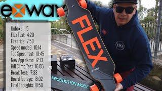 Production EXWAY FLEX comprehensive first ride. (Timestamps in description)