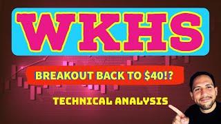 WKHS back to $40!? | Top EV Stocks to Buy Now!? | WKHS Work Horse Stock Chart Technical Analysis!