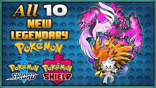 All 10 New Legendary Pokemon in the Pokemon Sword and Shield Expansion