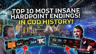 TOP 10 MOST INSANE Hardpoint Endings In COD History!