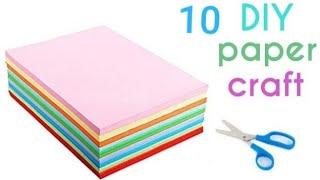 TOP 10 EASY PAPER CRAFT FOR KIDS. EASY ART AND CRAFT WORK. #DIYPAPERCRAFTIDEA by 5 MINUTE CRAFT KIDS