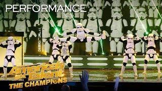 Simon Cowell's Golden Buzzer Boogie Storm Brings Amazing Dance - America's Got Talent: The Champions