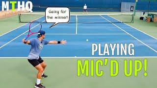 This is What A Top 100 Tennis Player Thinks On Court | Comments & Self Analysis