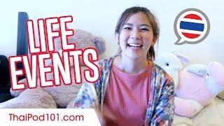 Top 10 Life Events You Should Be Able to Talk About