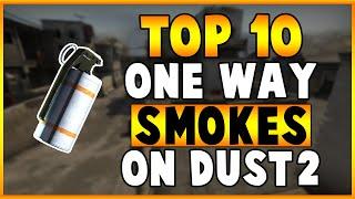 TOP 10 ONE WAY SMOKES ON DUST 2 (CSGO 2020)