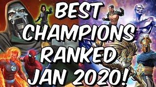 Best Champions Ranked January 2020 - Seatin's Tier List - Marvel Contest of Champions