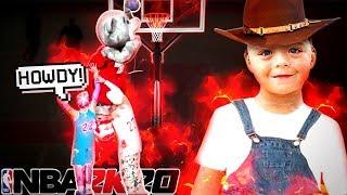 10 Year Old Farmer Tried To Stop My DemiGod Facilitating Finisher Build On NBA 2K20! (HILARIOUS)