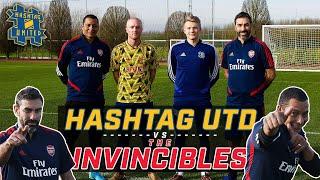 THEO BAKER & CHARLIE MORLEY vs ARSENAL'S PIRES & GILBERTO SILVA! | HASHTAG CHALLENGE EP1