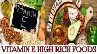 Vitamin E/vitamin e rich food/vitamin e rich fruits/top 10 foods high in vitamin e