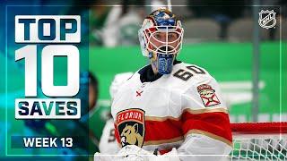 Top 10 Saves from Week 13 | 2021 NHL Season