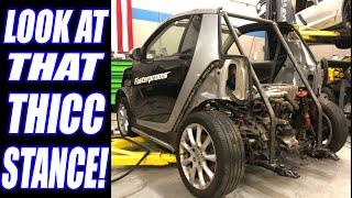 Hayabusa Swap SmartCar?! Nope, BETTER! SmartKar Burnout Build EP.2 Smarty THICC