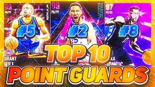 RANKING THE TOP 10 POINT GUARDS IN NBA 2K21 MYTEAM!