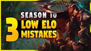 These are the Top 3 Mistakes that Low Elo Top Laners Make in Season 10 -  Top Lane Guide