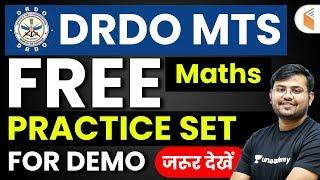 DRDO MTS 2020 | Maths By Sahil Sir | Free Practice Set for Demo