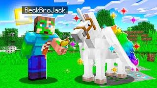 TAMING WILD UNICORNS IN MINECRAFT! (magical)