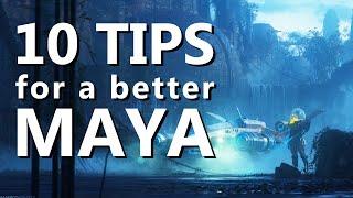 My Top 10 - How I make the best out of Maya 2022 - Workspaces, Prefs, Defaults