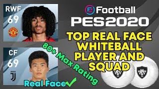 TOP WHITEBALL REAL FACE PLAYER AND SQUAD IN PES 2020 (MOBILE, CONSOLE, ETC)