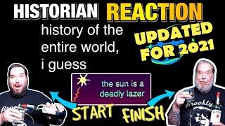 History Teacher's *EPIC* Reaction to HISTORY OF THE ENTIRE WORLD I GUESS by @bill wurtz | UPDATED