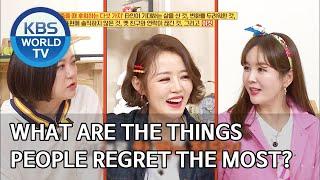 What are the things people regret the most? [Problem Child in House/2020.03.30]