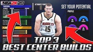 TOP 3 BEST CENTER BUILDS IN NBA 2K20 AFTER PATCH 12! NBA 2K20 BEST CENTER BUILD