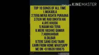 All time top 10 Hindi songs 2020  part 1