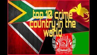 Top 10 crime country in the world 2020: