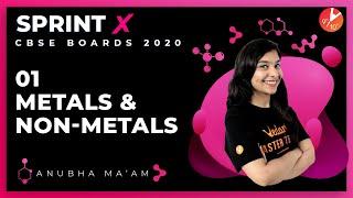 Metals and Non Metals Class 10 Sprint X 2020 | CBSE Chemistry Science Chapter 3 | NCERT Vedantu