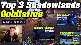 Top 3 Goldfarms In Shadowlands | Group