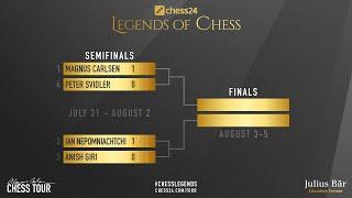 RECAP - chess24 Legends of Chess Semifinals Day 1