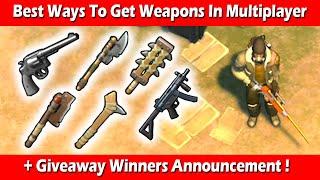 Best Ways To Get Guns & Melee Weapons In Multiplayer + Giveaway Winners ! Last Day On Earth Survival