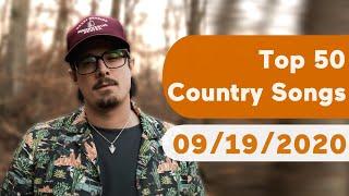 US Top 50 Country Songs (September 19, 2020)