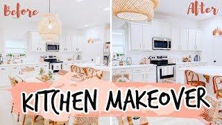 Kitchen MAKEOVER Under $100 | NEW GOLD Hardware | Episode 2