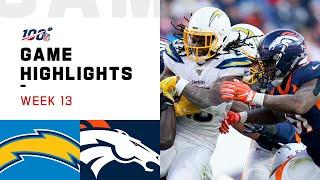 Chargers vs. Broncos Week 13 Highlights | NFL 2019