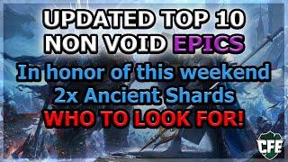 RAID Shadow Legends | UPDATED TOP 10 NON-VOID EPICS