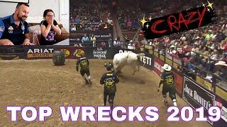 SCOTTISH GUY Reacts To Top Bull Wrecks of 2019