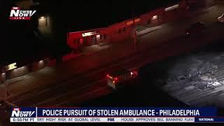 STOLEN AMBULANCE: Police pursue suspect in stolen ambulance - Philadelphia