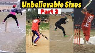 Unbelievable Sixes In Tape Ball Cricket Part 2 | Best Sixes In Tape Ball Cricket | Tape Ball Cricket