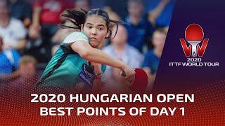 BEST POINTS of Day 1 | 2020 Hungarian Open