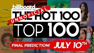 Final Predictions! Billboard Hot 100 Top Singles This Week (July 10th, 2021) Countdown