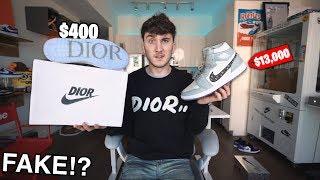 I Bought The Most Expensive FAKE Sneakers In The World (Dior Jordan 1)