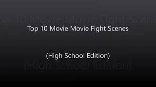 Top 10 School Fight Scene|Top 10 Most Satisfying Fight Scene In Hollywood Movies|