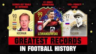 TOP 25 Greatest WORLD RECORDS in Football! 