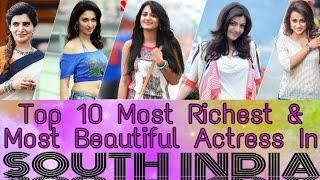 Top 10 Most Richest Actress In south India 2020 / Top 10 beautiful Actress in South India ( Telugu )