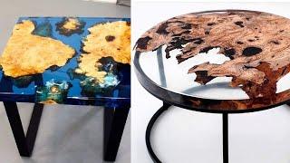 Epoxy Resin River Table MAKING FULL PROCESS 10 IDEAS with epoxy resin WOODworking projects