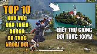 Free Fire | TOP 10 Khu Vực Đảo Thiên Đường Có Thực Ngoài Đời Thật | Rikaki Gaming