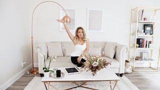 MY LIVING ROOM MAKEOVER + TOUR | MOVING VLOG | LA Diaries #7