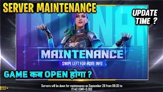 OB30 UPDATE FREE FIRE ll 28 SEPTEMBER NEW UPDATE ll WHY GAME IS NOT OPENING? ll SERVER MAINTENANCE l