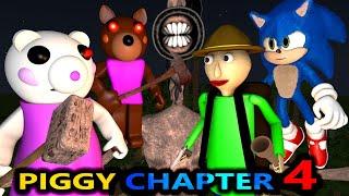 PIGGY CHAPTER 4 vs BALDI & SIREN HEAD! ROBLOX SPEEDRUNNER CHALLENGE SONIC horror Minecraft Animation