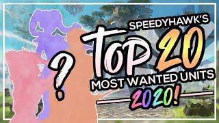 Speedy's Top 20 Wanted FEH Units 2020 - (Fire Emblem Heroes)