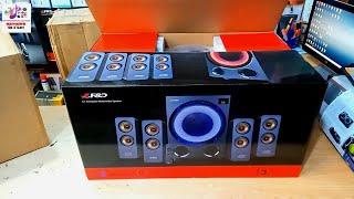 4.1 CHANNEL BLUSTRING HiGH FIDELITY HOMETHEATAR SPEAKER F&D F7700X | COMPLETE UNBOXING & SOUND TEST